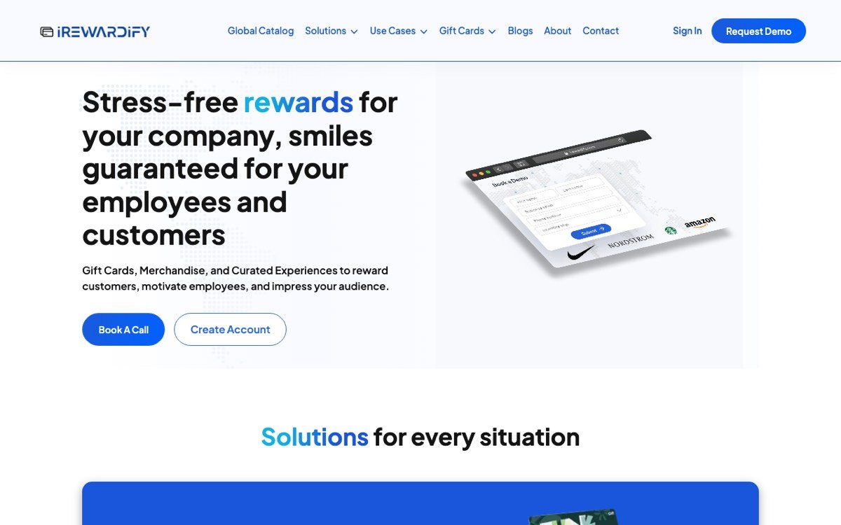 iRewardify website