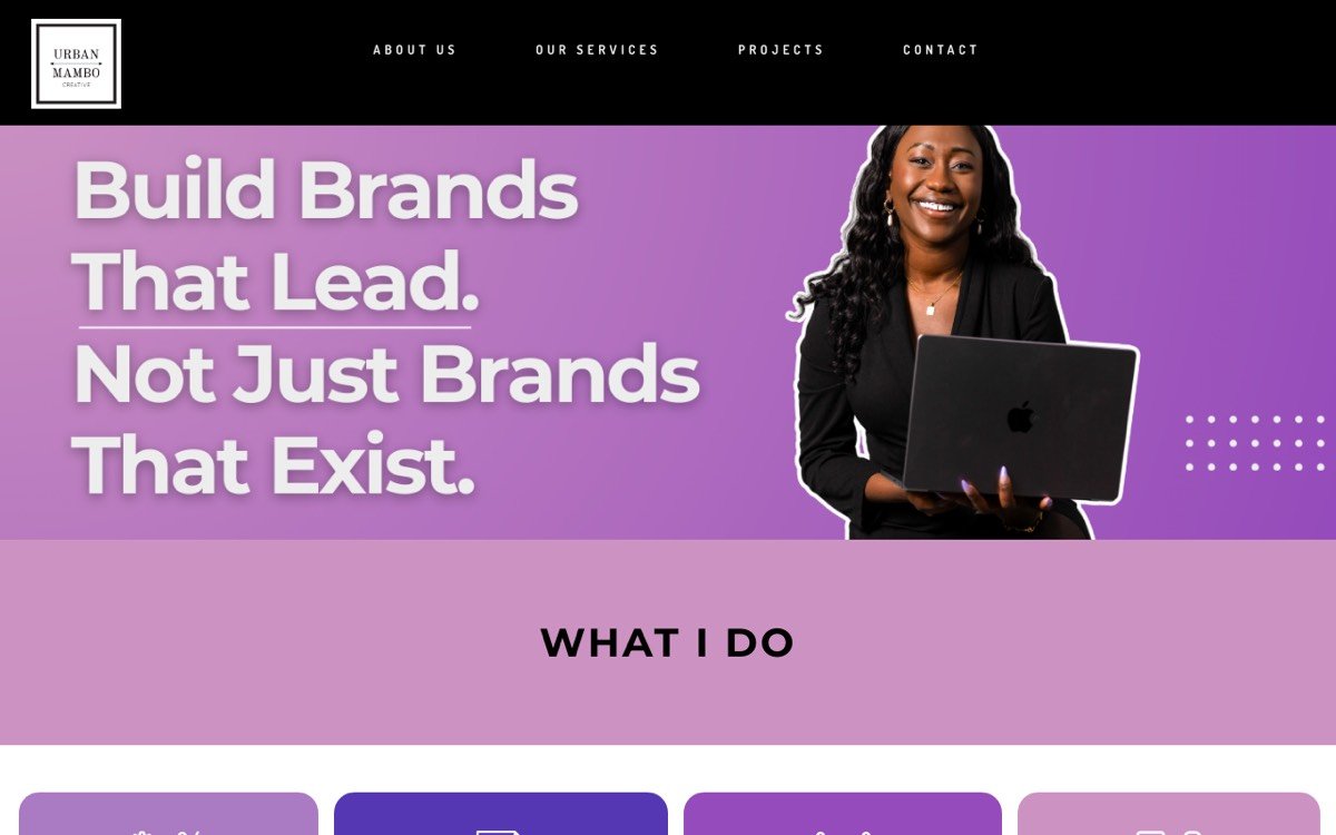 Urban Mambo Creative website