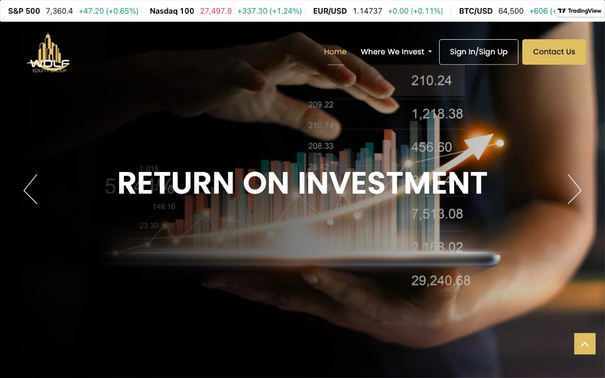 Wolf Equity Group website